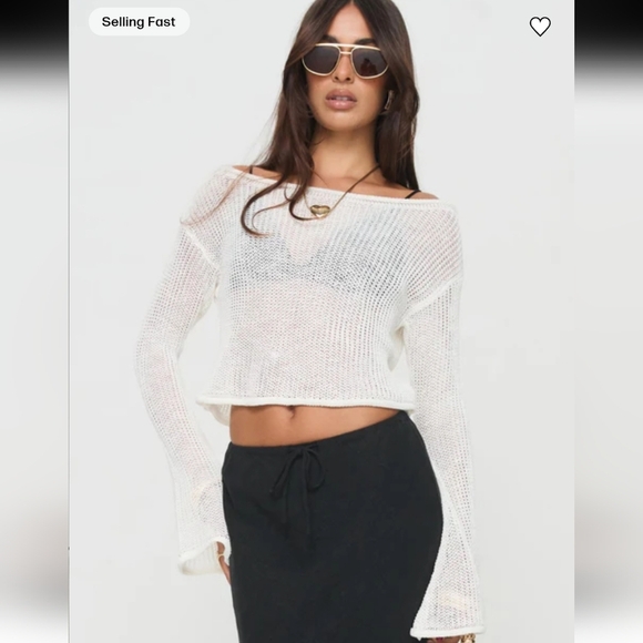 Princess Polly NWTs Cafe Pari Sweater - Picture 5 of 11